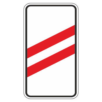Дорожный знак 1.4.2 «Приближение к железнодорожному переезду» (металл 0,8 мм, III типоразмер: 450х900 мм, С/О пленка: тип А инженерная)