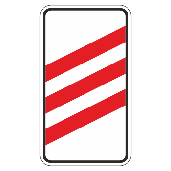 Дорожный знак 1.4.1 «Приближение к железнодорожному переезду» (металл 0,8 мм, III типоразмер: 450х900 мм, С/О пленка: тип А коммерческая)
